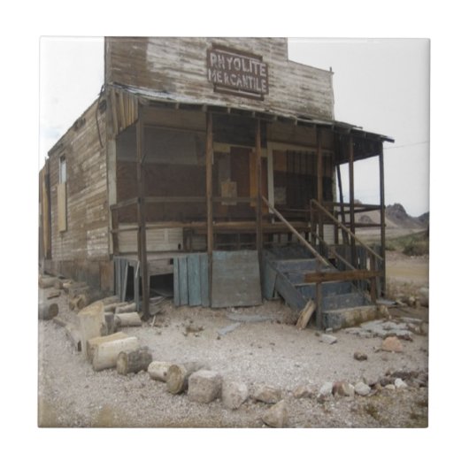Rhyolite Mercantile Building Tegeltje (Voorkant)
