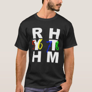 Rhythm and Dance Music Teacher Choir Dirigent Cla T-shirt