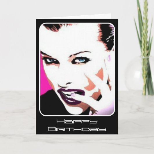 'Rhythm & Discord' schilderij op een Kaart (Voorkant)