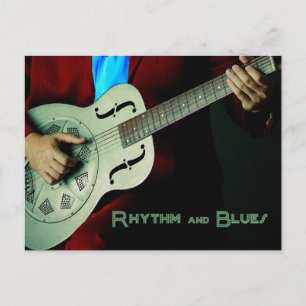Rhythm en Blues Guitar Briefkaart