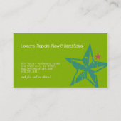 Rhythm Guitars Visitekaartjes (Achterkant)