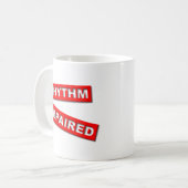 Rhythm inadapté Funny Mug Humour (Devant gauche)