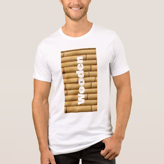 “Rhythm of Bamboo” “Natural Lines” “Bamboo Texture Tri-Blend Shirt (Voorkant)