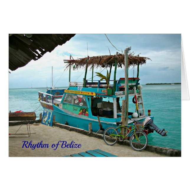 Rhythm van Belize "Life Prose" Rasta-kaart (Voorkant Horizontaal)