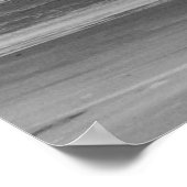 Rhythm van de kunstdrukkunst in de oceaan poster (Hoek)