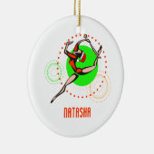 Rhythmic Gymnast Personalized Ornament (Rechts)