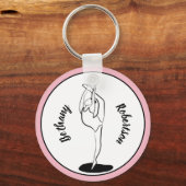 Rhythmic Gymnast Sleutelhanger (Voorkant)