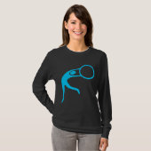 Rhythmic Gymnastic Cijfer - Sky Blue T-shirt (Voorkant volledig)