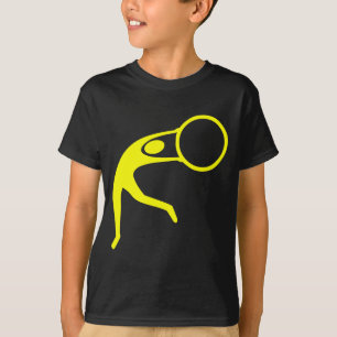 Rhythmic Gymnastic Figuur - Geel T-shirt