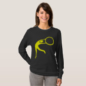 Rhythmic Gymnastic Figuur - Geel T-shirt (Voorkant volledig)