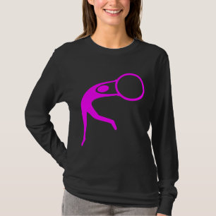 Rhythmic Gymnastic Figuur — Magenta T-shirt