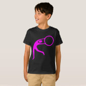 Rhythmic Gymnastic Figuur — Magenta T-shirt (Voorkant volledig)