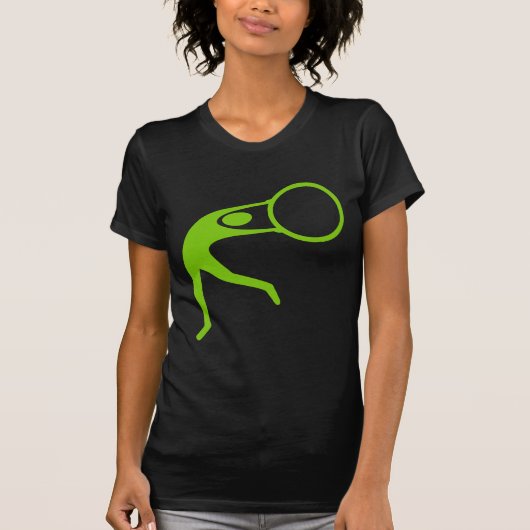 Rhythmic Gymnastic Figuur - Martian Green T-shirt (Voorkant)