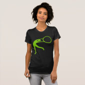 Rhythmic Gymnastic Figuur - Martian Green T-shirt (Voorkant volledig)