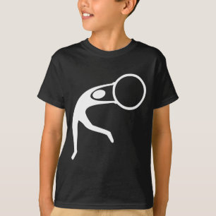 Rhythmic Gymnastic Figuur — Wit T-shirt