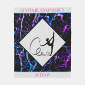 Rhythmic Gymnastics Abstract Fleece Blanket Deken (Voorkant)