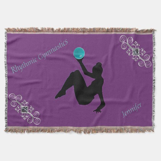 Rhythmic Gymnastics Ball Routine Glam Deken (Voorkant)