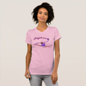 Rhythmic Gymnastics Ball Split Leap T-shirt (Voorkant volledig)