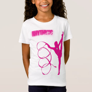 Rhythmic Gymnastics Hot Pink T-shirt