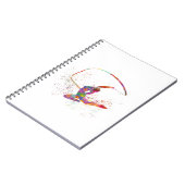 Rhythmic gymnastics in watercolor notitieboek (Linkerzijde)