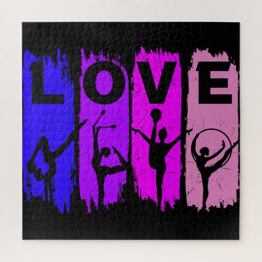 Rhythmic Gymnastics Love Legpuzzel (Verticaal)