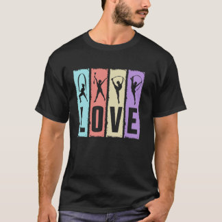 Rhythmic Gymnastics Quote Meisjes Gymnastiek Gymna T-shirt
