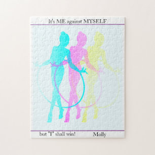 Rhythmic Gymnastics reflecteert me, mezelf en ik Legpuzzel