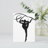 Rhythmic Gymnastics - Ribbon Briefkaart (Staand voorkant)