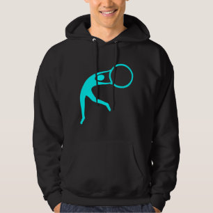 Rhythmic Gymnastiek Figuur - Cyaan Hoodie