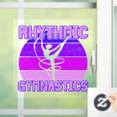 Rhythmic Gymnastiek, verergerd Raamsticker (Huis)