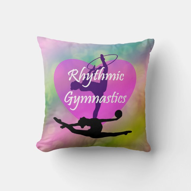 Rhythmic Gymnastiek werpt kussen (Voorkant)