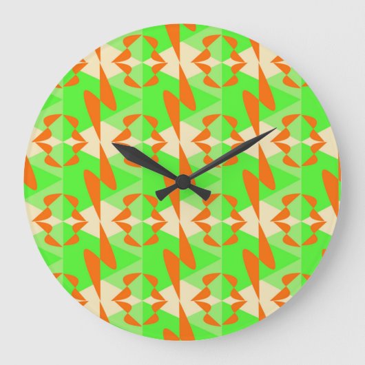 Rhythmic Orange Grote Klok (Voorkant)
