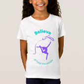 Rhythmische gymnastiek gelooft dat alles mogelijk  t-shirt (Voorkant)