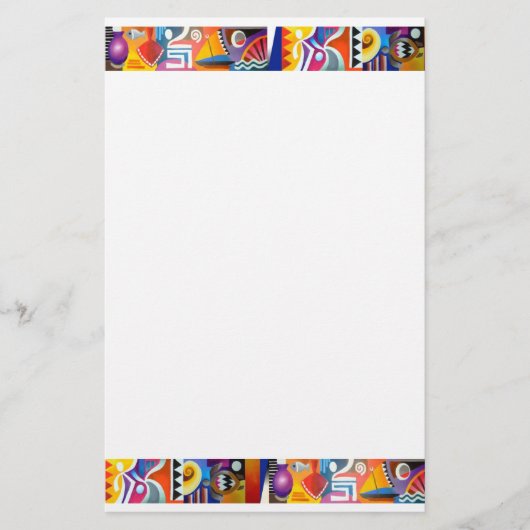 "RHYTHMS OF FIJI" BRIEFPAPIER (Voorkant)