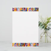 "RHYTHMS OF FIJI" BRIEFPAPIER (Staand voorkant)