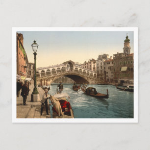 Rialto Bridge II, Venetië, Italië Briefkaart