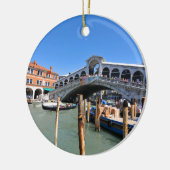 Rialto Bridge in Venetië, Italië Keramisch Ornament (Links)