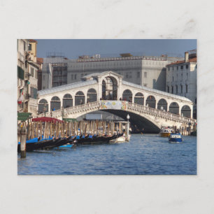 Rialto Bridge Venice Italië Briefkaart