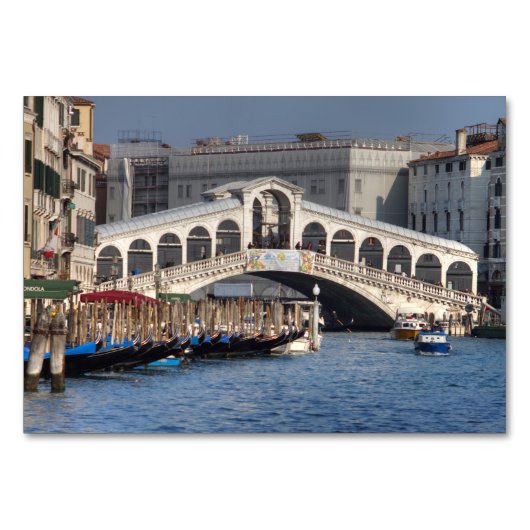 Rialto Bridge Venice Italië Kaart (Voorkant)