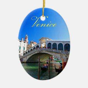 Rialto Bridge Venice - Pro-foto Keramisch Ornament