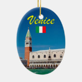 Rialto Bridge Venice - Pro-foto Keramisch Ornament (Achterkant)