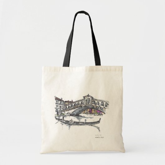 Rialto-brug Tote Bag (Voorkant)