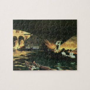 Rialtobrug, Grand Canal van John Singer Sargent Legpuzzel