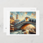 Rialtobrug Venetië Briefkaart (Voorkant / Achterkant)