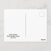 Rialtobrug Venetië Briefkaart (Achterkant)