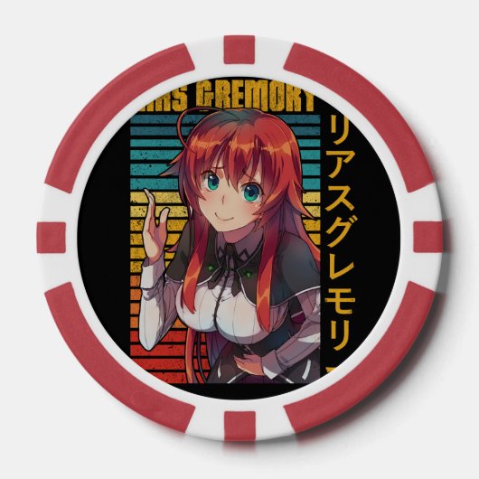 Rias Gremory Poker Chips (Voorkant)