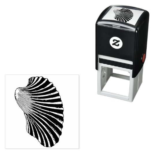 Ribbed Clam Shell Zelfinktende Stempel (In situ)