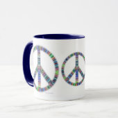 Ribbed Peace Trio Mok (Voorkant links)