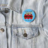 ribben van rook en bbq ronde button 5,7 cm (In situ)