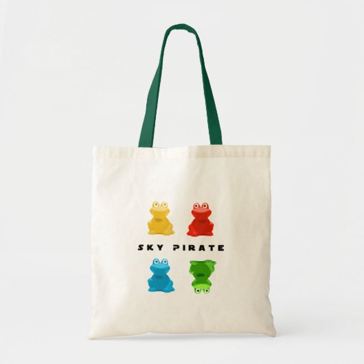"Ribbit" Canvas tas (Voorkant)